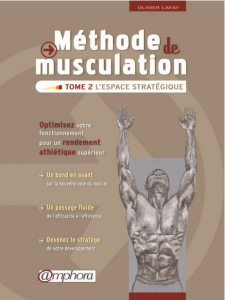 Méthode de musculation - Tome 2 : L'espace stratégique